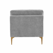 Serena Performance Velvet Modular Armless Chair