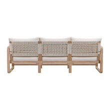 Palata 84" Cream Performance Fabric Outdoor Sofa