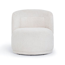 Massa Textured Performance Fabric Swivel Accent Chair