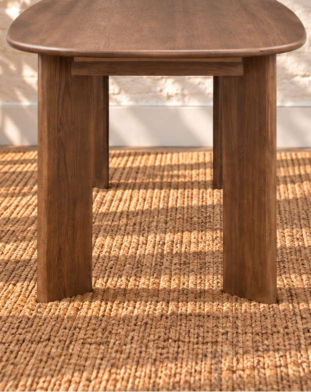 Rohan Dining Table in Dark Walnut
