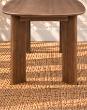 Rohan Dining Table in Dark Walnut