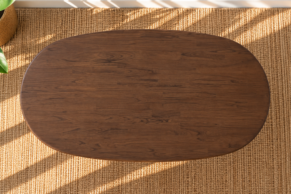 Rohan Dining Table in Dark Walnut