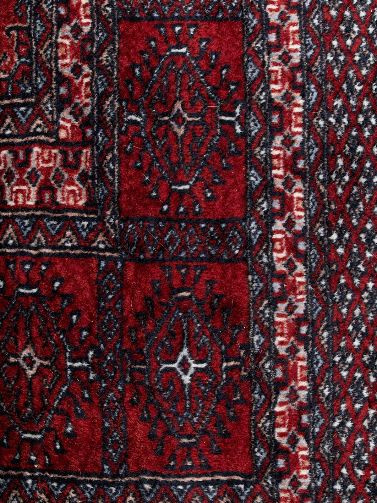Vintage as Found Red Rug