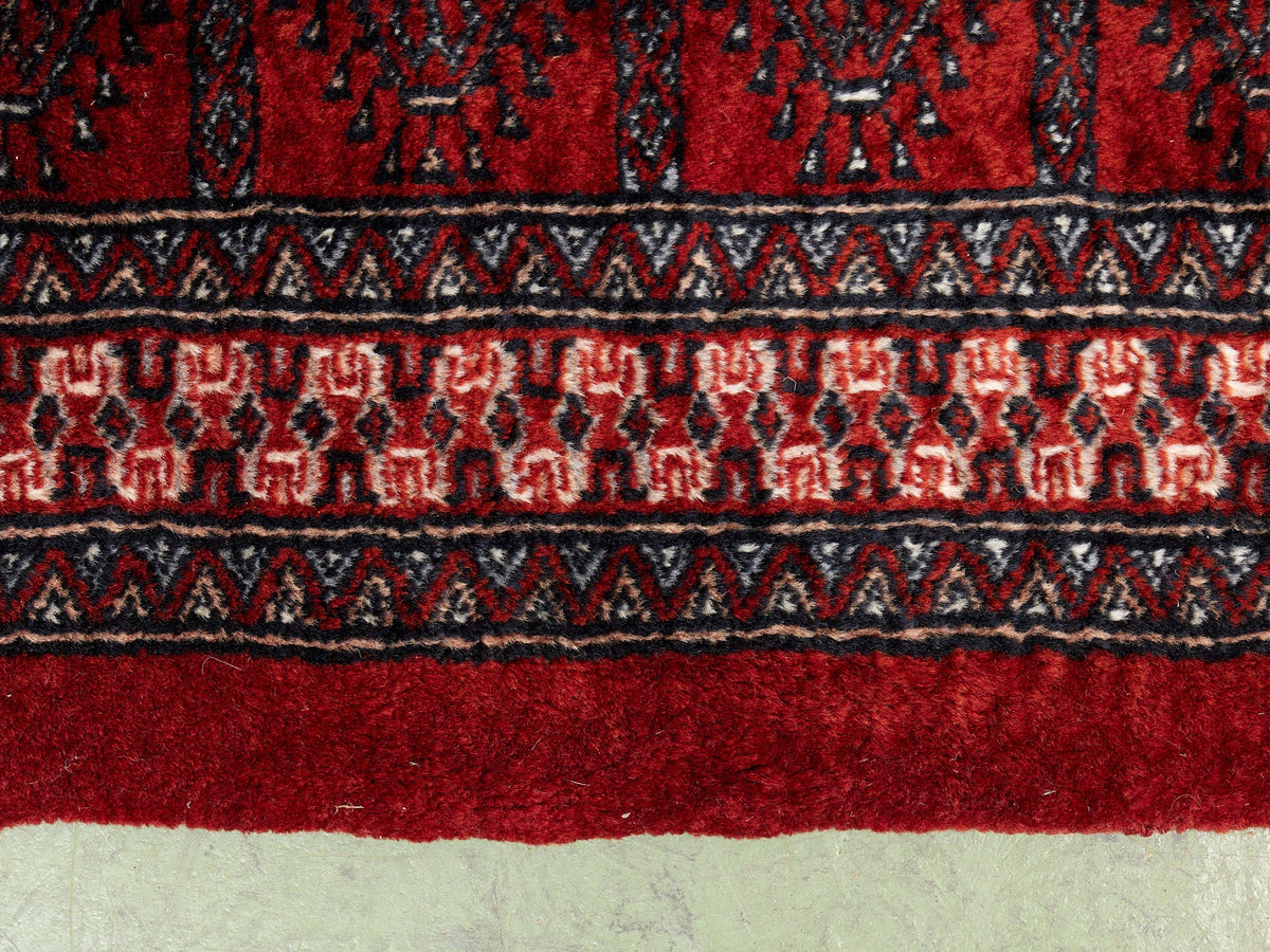 Vintage as Found Red Rug