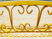 Arthur Umanoff Yellow Vintage Outdoor Table