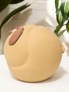 Vintage Handmade Dog Piggy Bank