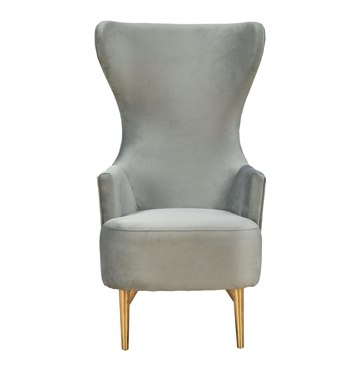 Julia Performance Velvet Wingback Accent Chair by Inspire Me! Home Decor