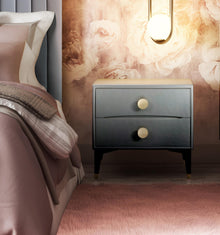 Divine 25" 2-Drawer Nightstand