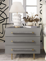Trident 28" 3-Drawer Nightstand