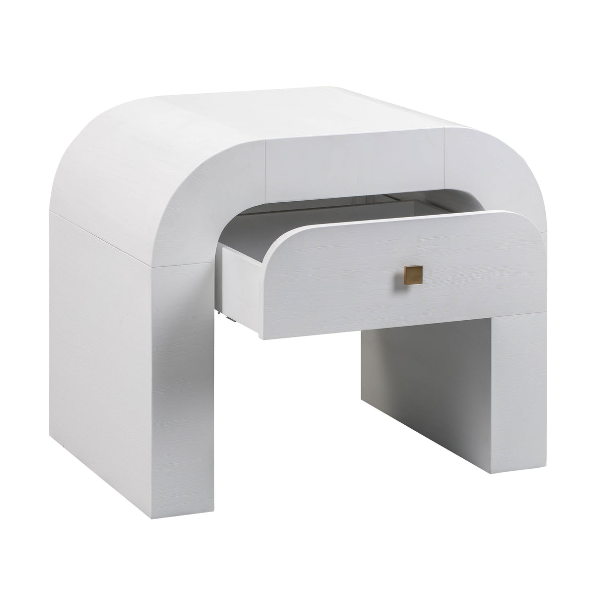 Hump 26" Arched Nightstand With Drawer
