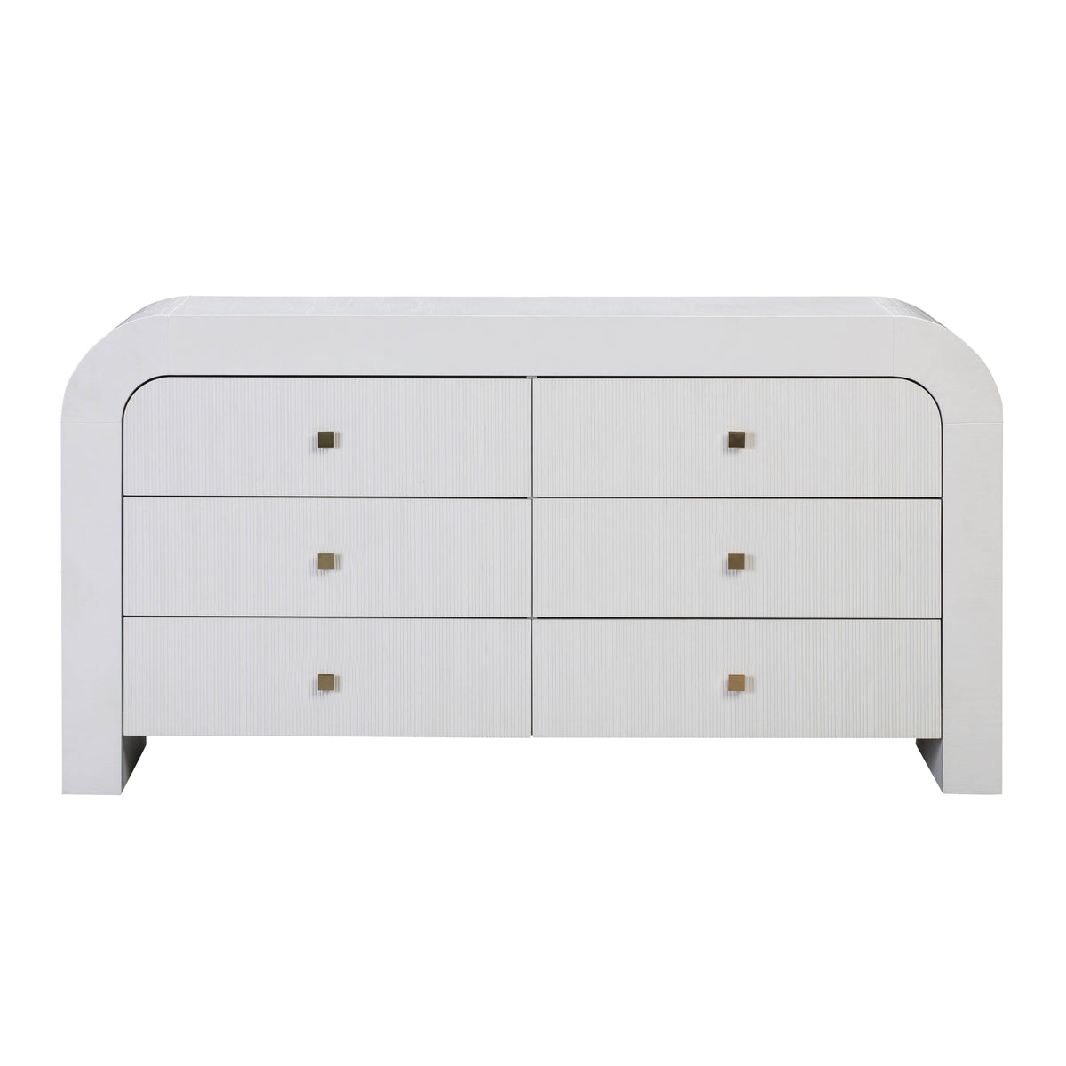 Hump 62" Arched 6-Drawer Dresser
