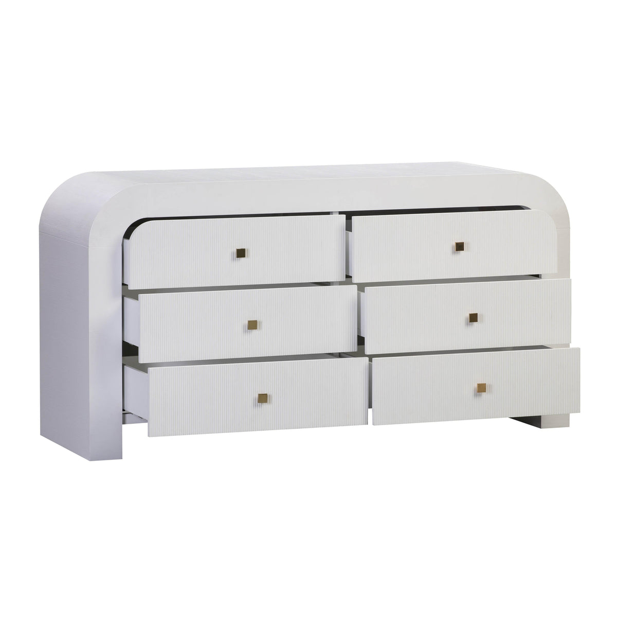 Hump 62" Arched 6-Drawer Dresser