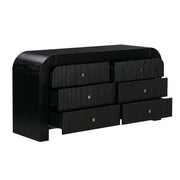 Hump 62" Arched 6-Drawer Dresser