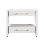 Brandyss 26" Burl 2-Drawer Nightstand