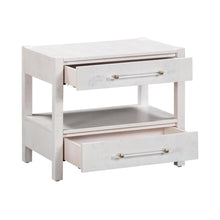 Brandyss 26" Burl 2-Drawer Nightstand
