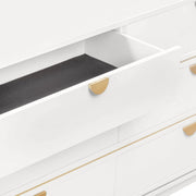 Julieta 62" Acacia Wood 6-Drawer Dresser