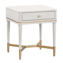 Julieta 19" Acacia Wood Nightstand With Drawer