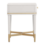 Julieta 19" Acacia Wood Nightstand With Drawer
