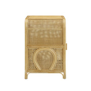 Tina 27" Rattan Nightstand With Storage