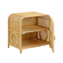 Tina 27" Rattan Nightstand With Storage