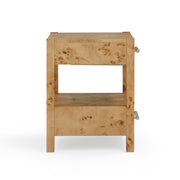 Brandyss 26" Burl 2-Drawer Nightstand