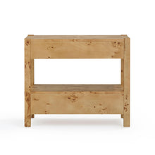 Brandyss 26" Burl 2-Drawer Nightstand