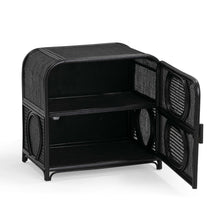 Tina 27" Rattan Nightstand With Storage
