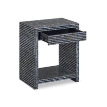 Cassis 20" Mother of Pearl 1-Drawer Nightstand