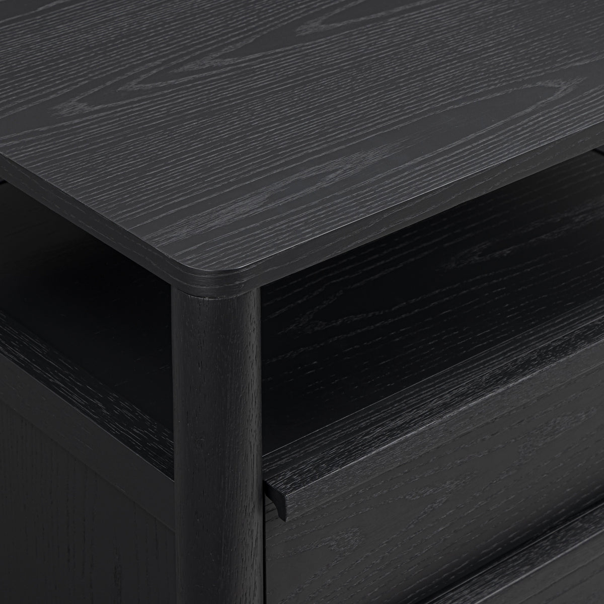 Tyra 22" Ash 2-Drawer Nightstand