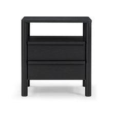 Tyra 22" Ash 2-Drawer Nightstand