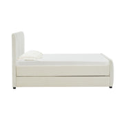 Angela Performance Velvet Trundle Bed in Twin