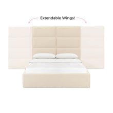 Eliana Performance Velvet Headboard Wings