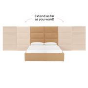 Eliana Performance Velvet Headboard Wings
