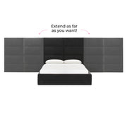Eliana Performance Velvet Headboard Wings