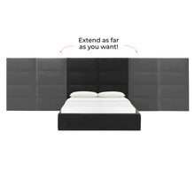 Eliana Performance Velvet Headboard Wings