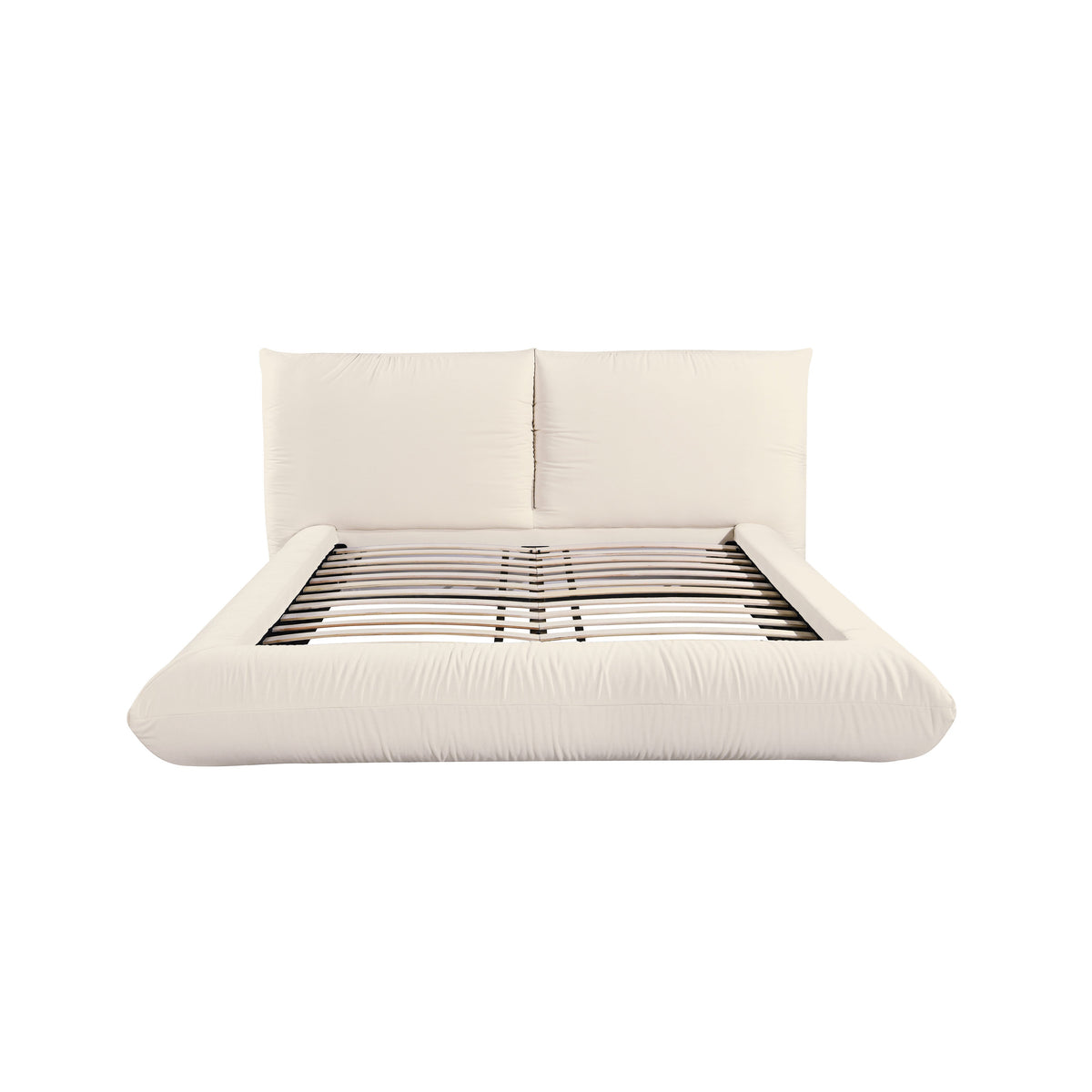 Romp Cream Upcycled Performance Linen Bed