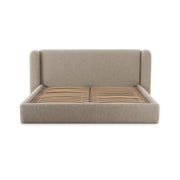 Babette Tan Contract-Grade Boucle Bed