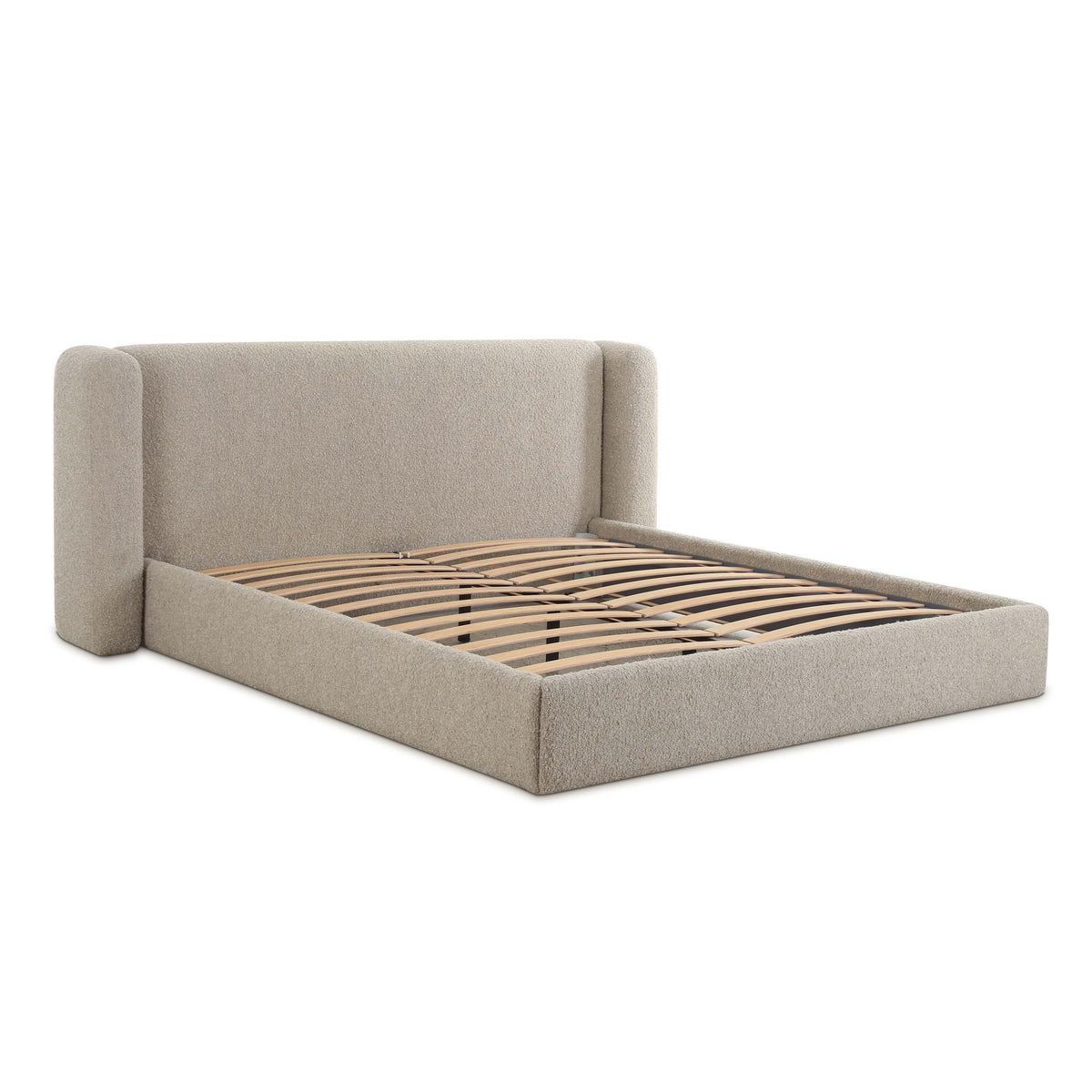 Babette Tan Contract-Grade Boucle Bed