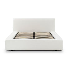Meena Cream Upcycled Performance Linen Storage Bed