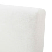Meena Cream Upcycled Performance Linen Storage Bed