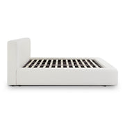 Meena Cream Upcycled Performance Linen Storage Bed