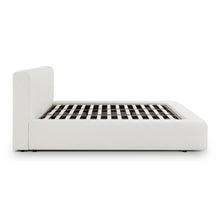 Meena Cream Upcycled Performance Linen Storage Bed