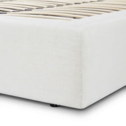 Meena Cream Upcycled Performance Linen Storage Bed
