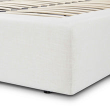 Meena Cream Upcycled Performance Linen Storage Bed