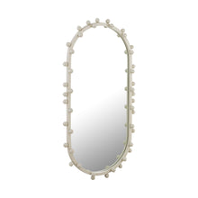 Bubbles Ivory Oval Wall Mirror (17"X31.5"-22.6"X42")