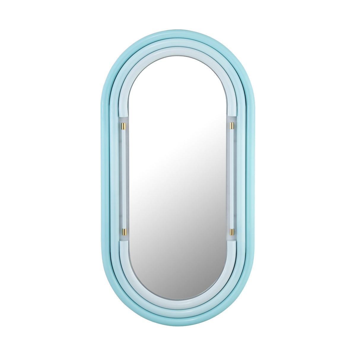 Neon Oval Wall Mirror (26"X50"-28"X58")