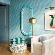 Neon Oval Wall Mirror (26"X50"-28"X58")