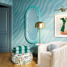 Neon Oval Wall Mirror (26"X50"-28"X58")