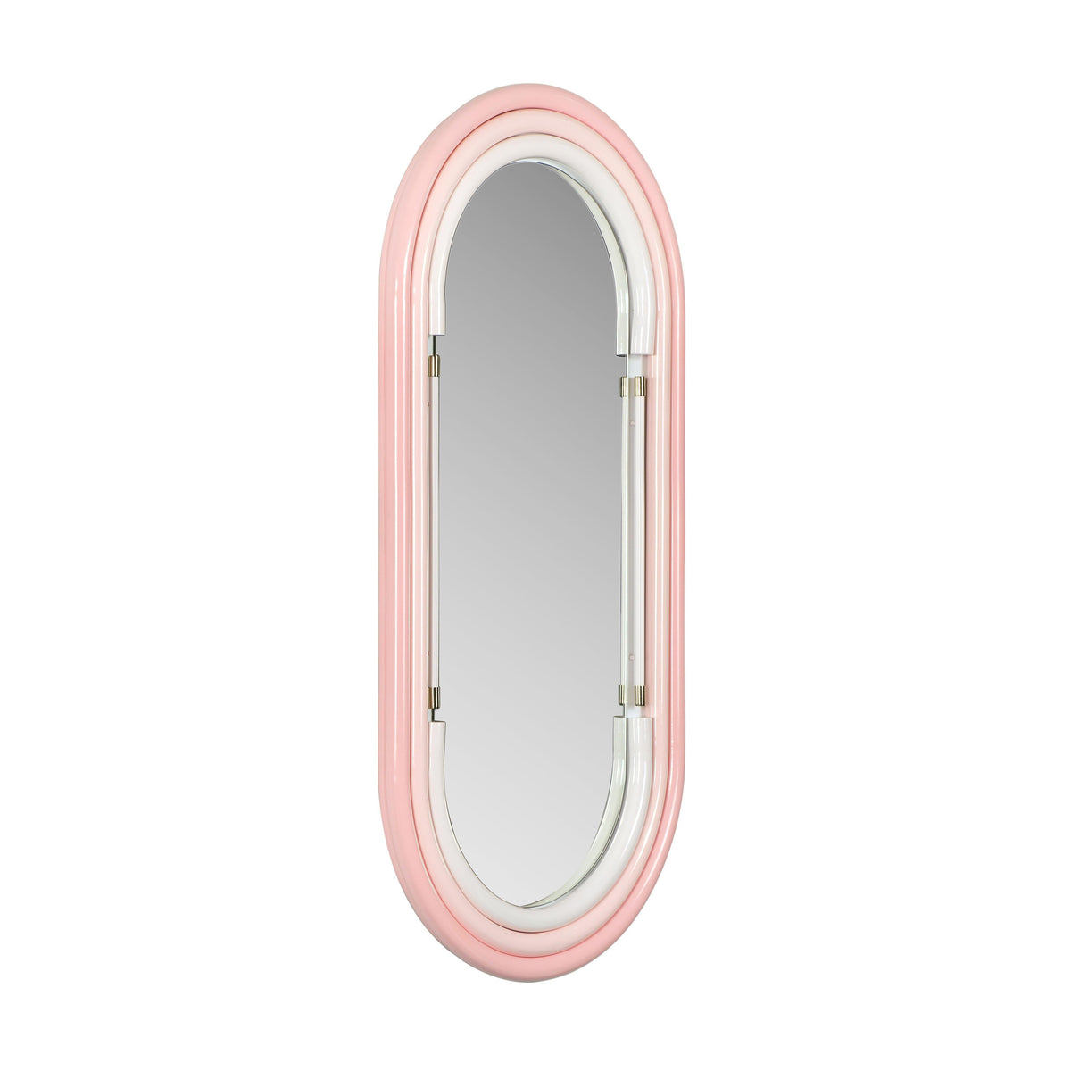 Neon Oval Wall Mirror (26"X50"-28"X58")