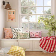 Frazzle 22.5" Textured Square Throw Pillow Cover